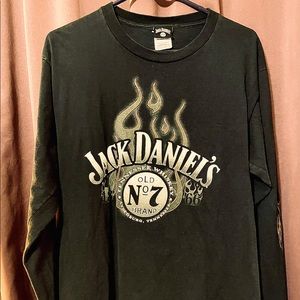 Woman’s Jack Daniel’s No. 7 Black Long Sleeve T-shirt